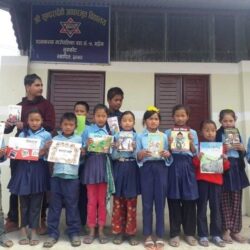 Books distribution to Children affected by Pandemic in Nepal